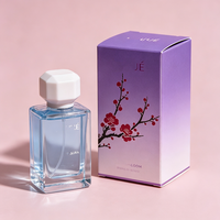 Boîte d'emballage cosmétique personnalisable avec logo, recyclable, pour le visage, pour huile, sérum, carton pliable personnalisable pour parfum, shampoing, blush