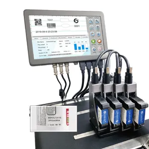 잉크 제트 티지 온라인 잉크젯 코딩 플라스틱 식품 프린터 날짜 코드 자동 코딩 기계 만료 날짜 및 생산 잉크젯