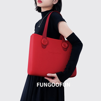 Sac fourre-tout EVA étanche de luxe pour femmes sac à main de créateur de mode sacs de plage à bandoulière pour femmes vente en gros de Fungoofun à fermeture éclair