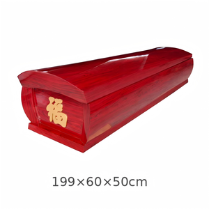 High Quality Wooden Adult Coffins Factory Price <strong>Caskets</strong> Handmade Customizable Eco-Friendly Exported Funeral Coffin With Interior - Product Image 2