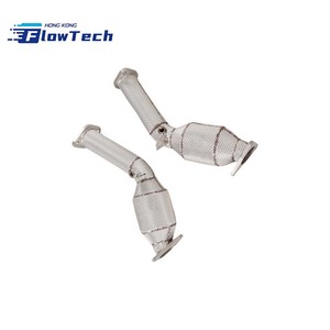 ท่อดาวน์ไปป์สแตนเลส T304 แบบไหลสูงสำหรับนิสสัน 350Z 3.5L พร้อมแผ่นกันความร้อนสำหรับท่อไอเสียแบบเพิ่มประสิทธิภาพ - Product Image 5