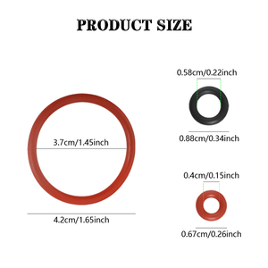 Prezzo all'ingrosso 50 pezzi Silicone O-Ring Set sigilli compatibile con Jura C D E F S X <span class=keywords><strong>ENA</strong></span> GIGA macchina serie Cappuccino Maker - Product Image 2