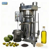 Presse à huile combinée avec filtre pour l'extraction d'huile de graines de moutarde 30 kg/h