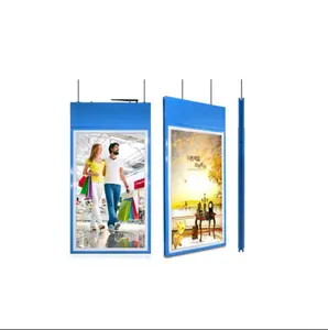 Commercial Display TV Vertical double Sided Indoor Advertising LCD Display Screen Hanging Ceiling