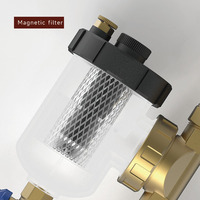 Filtre magnétique en laiton pour aimants à terres rares haute résistance, capture les contaminants ferreux, protège les pompes, l'équipement et les appareils ménagers