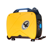 SHRAISE Nouveau Modèle 2KW 2.2KVA 220V 50Hz 4 Temps Démarrage Automatique Groupe Électrogène Portable Super Silencieux à Essence Mini 15L