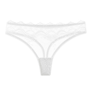 Perizoma a vita bassa da donna intimo Sexy a rete trasparente con pizzo elegante e dettagli Jacquard per una sensazione sensuale e traspirante - Product Image 5