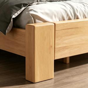 Modern Soft <b>Size</b> Solid Wood Platform <b>Bed</b> Frame with Headboard and & Eco-Friendly - Product Image 2