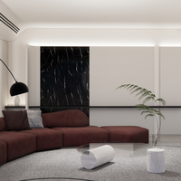 Panneau mural en marbre UV pour la décoration intérieure commerciale, plaque de marbre UV, panneau mural en marbre UV, panneaux UV, panneau mural UV