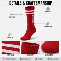 Chaussettes de compression personnalisées pour hommes et femmes, randonnée, trekking en plein air, soutien du mollet, talon renforcé, OEM