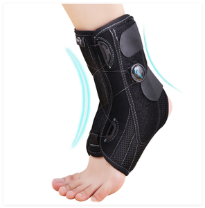 रिहैबिलिटेशन उपकरण समायोज्य नॉब टखने की चोट की वसूली के लिए हटाने योग्य धातु के स्प्लिट्स के साथ रिवेबल - Product Image 1