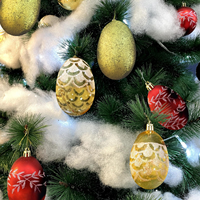 Boule d'œuf en mousse de polystyrène pour la décoration de Noël ou de Pâques, bricolage, artisanat blanc