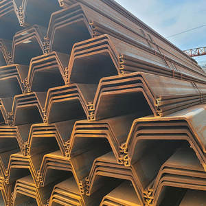 Pilotes de Acero al Carbono en Forma de U de 400x100 mm, Venta Directa de Fábrica, para Construcción, Servicios de Soldadura y Corte, Grados S235/S355 - Product Image 6