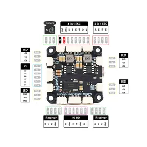 F722 F7 8S chuyến bay điều khiển FC 90A 4in1 BLS <span class=keywords><strong>ESC</strong></span> 3-8S hỗ trợ dshot multishot Oneshot PWM cho 13inch 15inch RC FPV bay không người lái DIY - Product Image 6