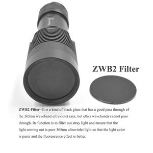 Linterna UV SANAN <span class=keywords><strong>de</strong></span> Alta Potencia C8.2 <span class=keywords><strong>de</strong></span> 20W y 365nm con Filtro ZWB2, Núcleo Único, 3 Modos, <span class=keywords><strong>Luz</strong></span> UV <span class=keywords><strong>de</strong></span> <span class=keywords><strong>Onda</strong></span> Larga para Detección Fluorescente - Product Image 4