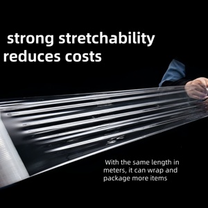 <span class=keywords><strong>Película</strong></span> Estirable Transparente de Grado Industrial LLDPE, 50 cm de Ancho, Material de PE Suave, Protectora, Resistente a la Humedad, <span class=keywords><strong>Proceso</strong></span> de Moldeo por Soplado - Product Image 3