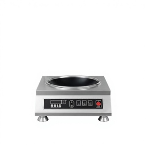 Table de cuisson à <span class=keywords><strong>induction</strong></span> électrique commerciale concave 3500W, grande puissance, <span class=keywords><strong>pour</strong></span> restaurant, <span class=keywords><strong>plaque</strong></span> de cuisson réglable - Product Image 2