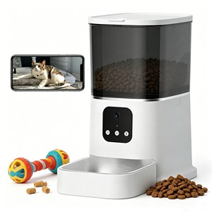Hot Selling Smart Pet Feeder Automatische Voerbak Voice Recording <b>Automatic</b> Pet Feeder Easy Disassembly Pet Bowls - Product Image 1