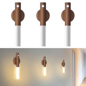 Lámpara de Pared Magnética LED Inteligente con Sensor de Movimiento, Recargable, Portátil, Luz Nocturna para Pasillo, Dormitorio, Escaleras, Baño, Decoración de Armarios - Product Image 1