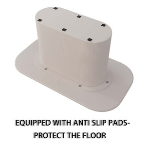 MDF Eco-Friendly Durable Cream Style Dining <b>Table</b> 4-8 Person Vertical Striped Legs Thick Elegant Home <b>Kitchen</b> <b>Table</b> - Product Image 5