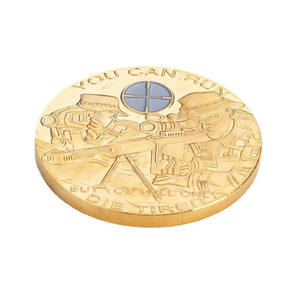 <strong>Soldiers</strong> Sniper Commemorative Coin Aim Pattern Embossed Challenge Souvenir Collection Medal Gift - Product Image 2