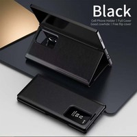 Étui de téléphone à clapet JOYPORODO F011 en gros avec fenêtre intelligente pour Samsung S25 S24 S23 Ultra Z Fold 7 6 5 4 – Housse de luxe pour mobile