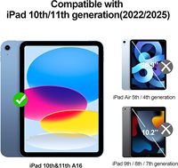 Protector de Pantalla de PET Suave con Sensación de Papel para MacBook 11 10.9 pulgadas 2025 A3270 con Protección de Privacidad de 360° y Funciones Anti-Espía
