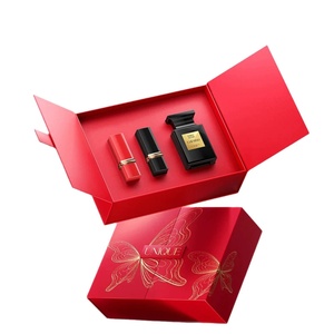 Custom Foldable <b>Book</b>-Style Makeup Gift <b>Box</b> with Double Doors & Magnetic Closure for International Shipping - Product Image 2