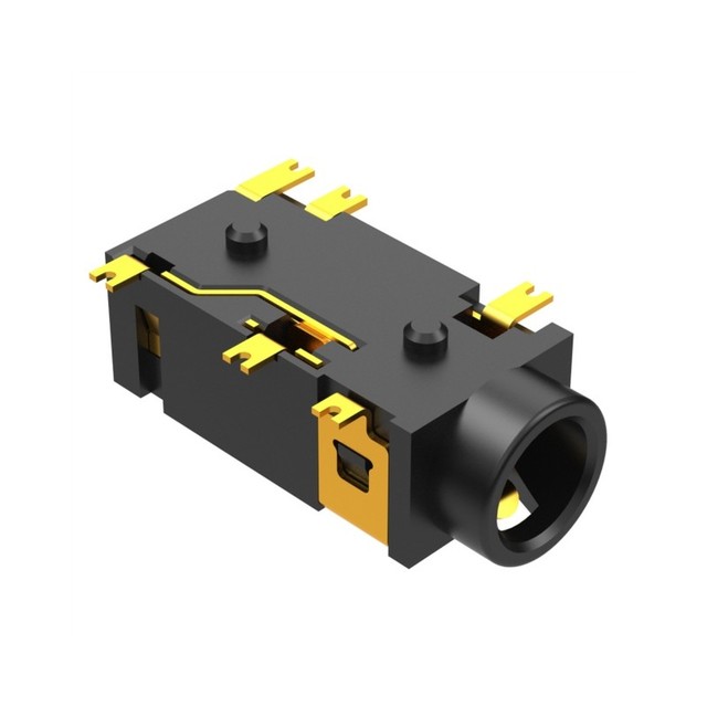 PCB Connectors Accessory 54-00177 3.50mm Headphone Barrel Audio Connector Phone Jack Stereo 4 Conductor TRRS 5400177 Solder