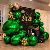 Grande boule miroir gonflable en PVC, ballon miroir brillant suspendu pour Noël, mariage, fête d'anniversaire, décoration