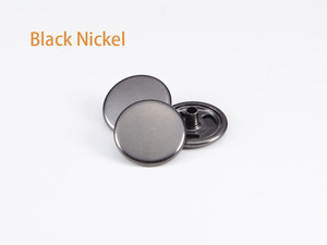 Mousqueton à ressort rond en laiton nickel de 15mm pour les applications de pardessus de sacs de bricolage de jeans de vêtement - Product Image 3