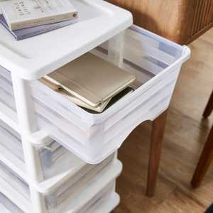 Design de luxe clair artisanat boîte de <span class=keywords><strong>rangement</strong></span> en plastique tiroir organisateur debout tiroir armoire pour <span class=keywords><strong>bureau</strong></span> chambre salle de bain salon - Product Image 5