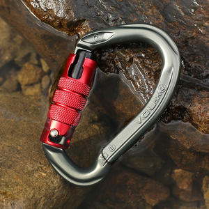 Mosquetón <span class=keywords><strong>de</strong></span> Triple Bloqueo XINDA 7075 con Certificación CE UIAA, <span class=keywords><strong>Gran</strong></span> <span class=keywords><strong>Apertura</strong></span>, 25kN, <span class=keywords><strong>de</strong></span> Aluminio para Escalada y Trabajo en Altura - Product Image 2