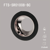 2023 Vente Chaude En Aluminium Nouveau Design Bas Prix Maison Ronde 5w 7w 9w 12w Noir Lumineux