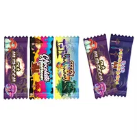 Emballage de barre protéinée en papier d'aluminium personnalisé pour bonbons biscuits Scellé à l'arrière pour snack barres énergétiques pour le sucre utilisation d'aliments pour animaux de compagnie
