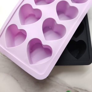 Silicone khuôn để làm <span class=keywords><strong>Ice</strong></span> Cube sô cô la thạch nến 10 khoang hình trái tim Silicone <span class=keywords><strong>Ice</strong></span> Cube khay <span class=keywords><strong>Ice</strong></span> Cream công cụ - Product Image 2