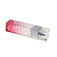 Flacons de parfum en gros de 100 ml, vaporisateurs mignons ronds vides avec bouchon à vis, en verre estampé à chaud, avec diffuseur à bâtonnets