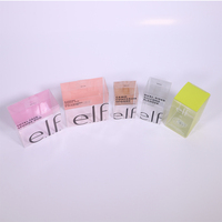 Transparent PET Cosmétique Transparence Personnalisé Petite Boîte En Plastique Transparent Protecteurs Vernis À Ongles Emballage Coffrets Cadeaux Fabricant