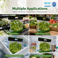 Groothandel CPP Anti-condens voedselveilige trapeziumvormige zakjes met ritssluiting voor fruit- en groenteverpakkingen, hoge transparantie