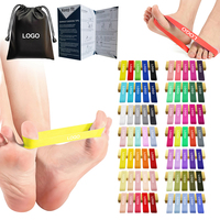 Anillos de Resistencia de Látex de Múltiples Colores, Estiradores de Dedos, Bandas para Dedos para Rehabilitación de Manos y Pies, Entrenamiento de Fuerza, Personalizables