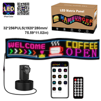 Écran ultra-long Ipxel Couleur 1.92x0.28m Signalisation de contrôle APP Panneaux matriciels LED IP65 Affichage LED extérieur pour la publicité