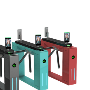 Portillon tournant automatique KMS avec contrôle d'accès par carte RFID pour usine, cantine, chantier, entrée anti-écrêtlement - Product Image 2