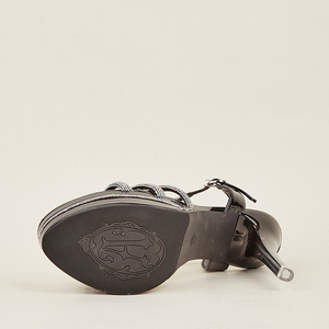 Sandales à talons hauts en strass pour femme, nouvelle collection été 2023, talons sexy en cristal, pour spectacle - Product Image 6