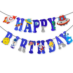 <span class=keywords><strong>Kit</strong></span> de ballons sur le thème de l'aventure spatiale pour enfants fête d'<span class=keywords><strong>anniversaire</strong></span> astronaute fusée ballons en aluminium décor de douche bébé garçon - Product Image 6