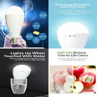 Ampoule LED d'urgence rechargeable E27, économie d'énergie, batterie amovible, éclairage super lumineux, longue durée