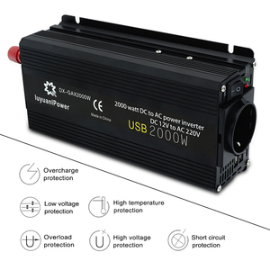 Onduleur de voiture <span class=keywords><strong>12</strong></span> V <span class=keywords><strong>220</strong></span> V Power 500W/1500W/2000W Converter 2 USB EU Socket Webasto <span class=keywords><strong>12</strong></span> <span class=keywords><strong>Volts</strong></span> Auto Inversor12v <span class=keywords><strong>220</strong></span> v Transformer Solar - Product Image 5