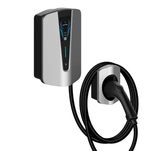 EV Car Charger Station 7KW 32A Wireless Electric Charging Wallbox With APP Control RCD A +CCID20 Type 2