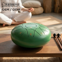 Factory Offer 10 Inch Percussion Tongue Drum with 11 Notes in D Minor Musical Instrument Hand Pan Drum