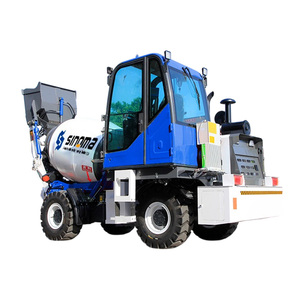 Mini mezclador de tambor con tanque de mezcla de hormigón del sitio de construcción de seguimiento móvil de Venta caliente de fábrica china - Product Image 6