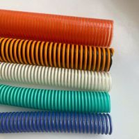 Tuyau d'aspiration en PVC spirale robuste et résistant à l'usure, flexible et nervuré, pour l'extraction d'or, le dragage de sable et les eaux usées
